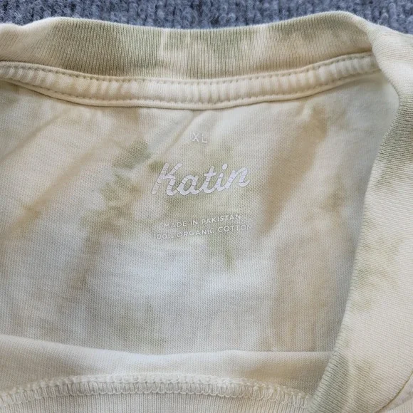 Katin See You Out There Tie Dye Short Sleeve Organic Cotton T Shirt Men's XL - Picture 7 of 8